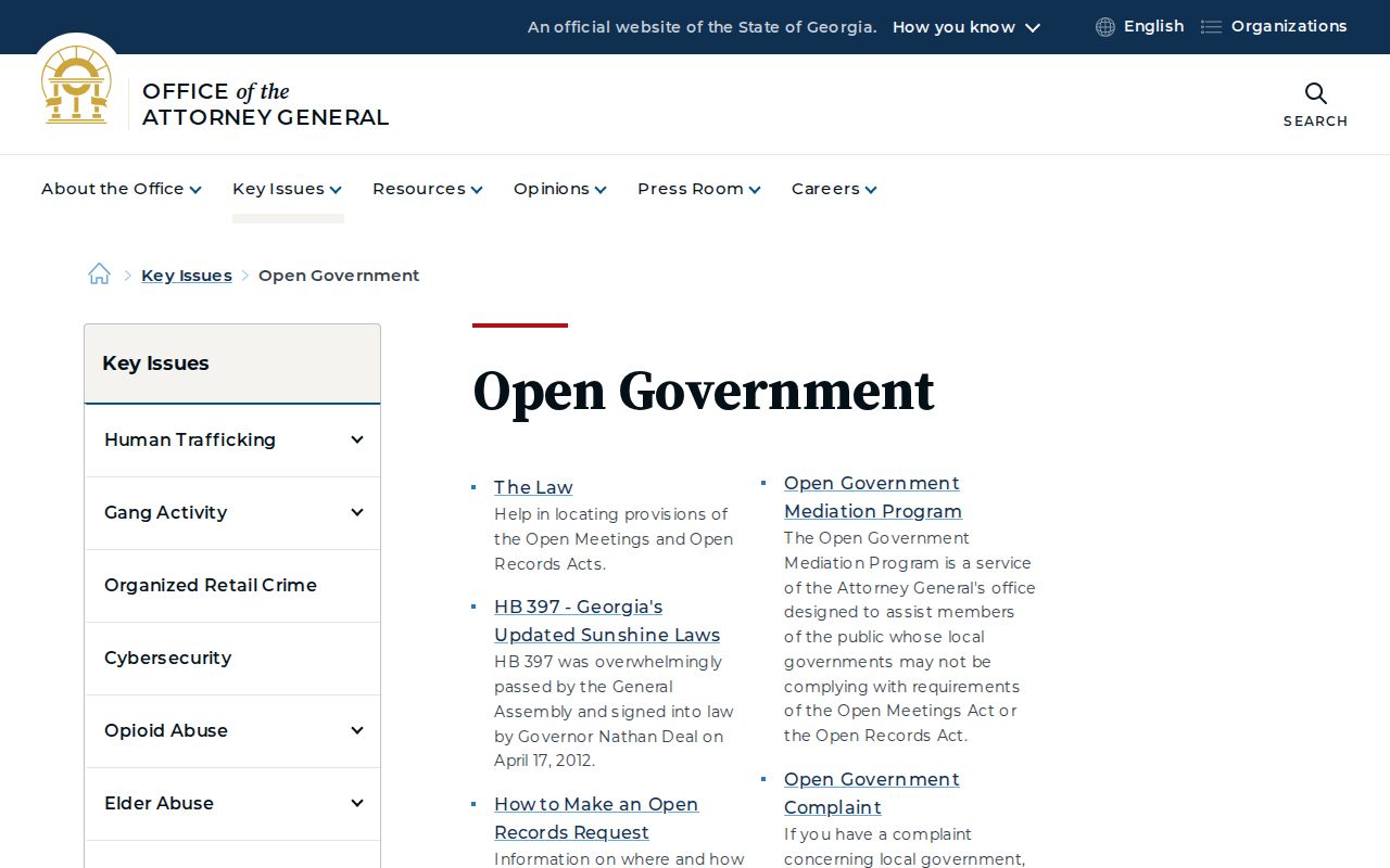 Early County criminal records open government guidance