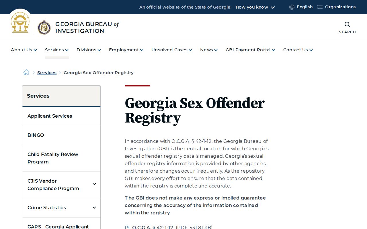 Early County criminal records Georgia registry overview