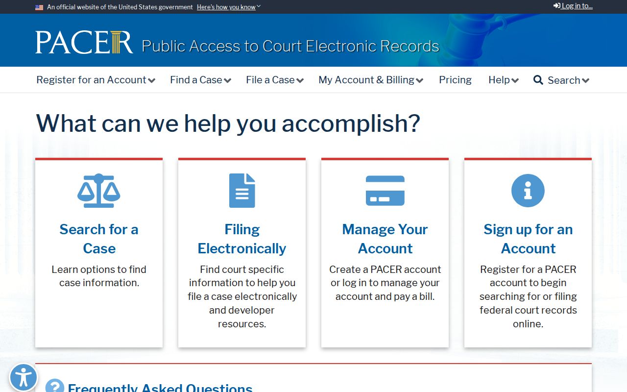 Early County criminal court PACER search